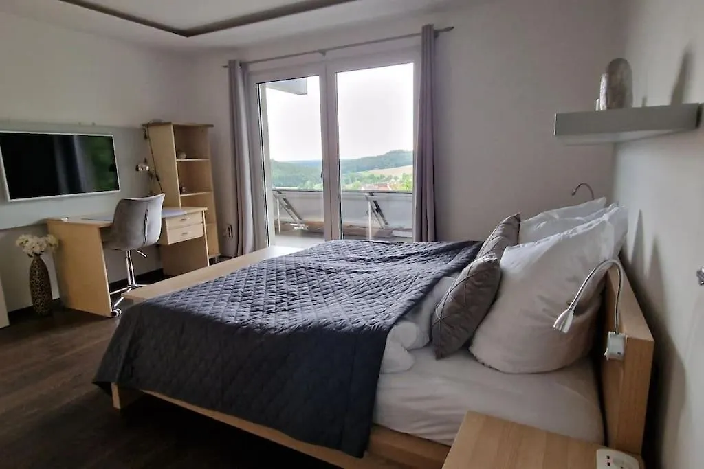 Apartment Idyllischen Ferienwohnung Mit Weitblick Und Sauna Schnaittach Germany